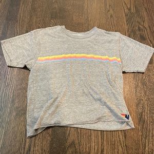 Aviator Nation Sunset Neon Boyfriend Tshirt Size M